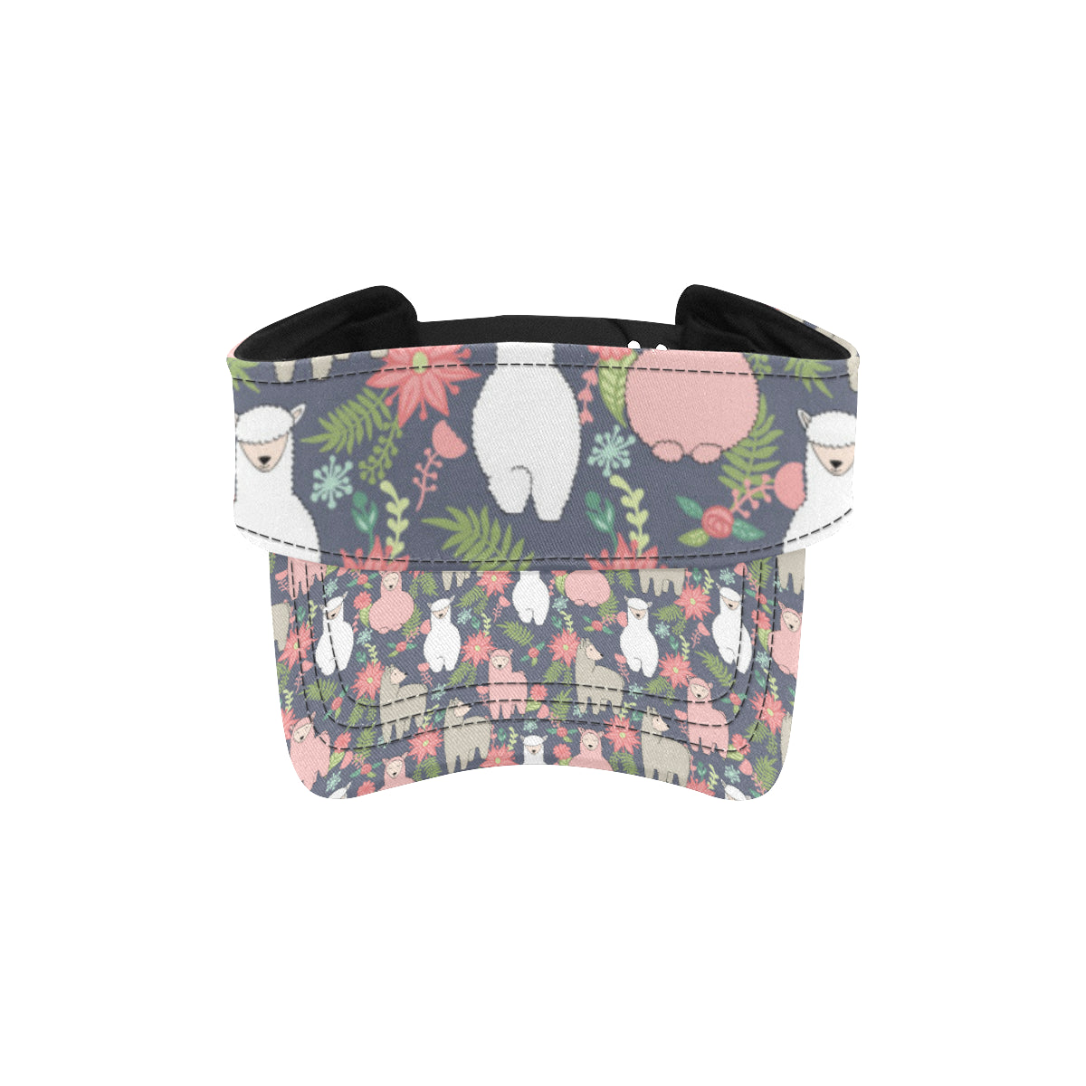 Alpaca Pattern Print Design 03 Unisex Sun Visor