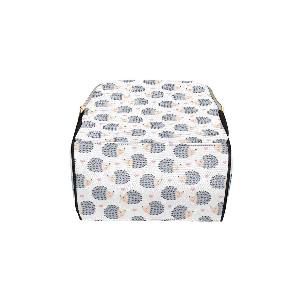 Hedgehog Baby Pattern Print Design 03 Diaper Bag Backpack