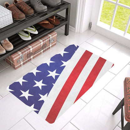 American flag Print Rubber Doormat