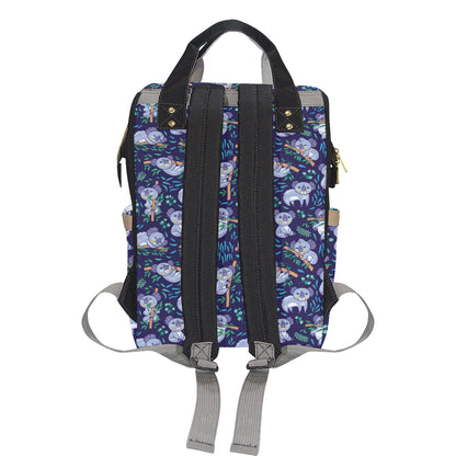 Koala Themed Design Print Diaper Bag Backpack