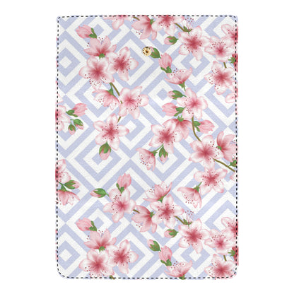 Cherry Blossom Pattern Print Design CB07 Women's Trifold Wallet
