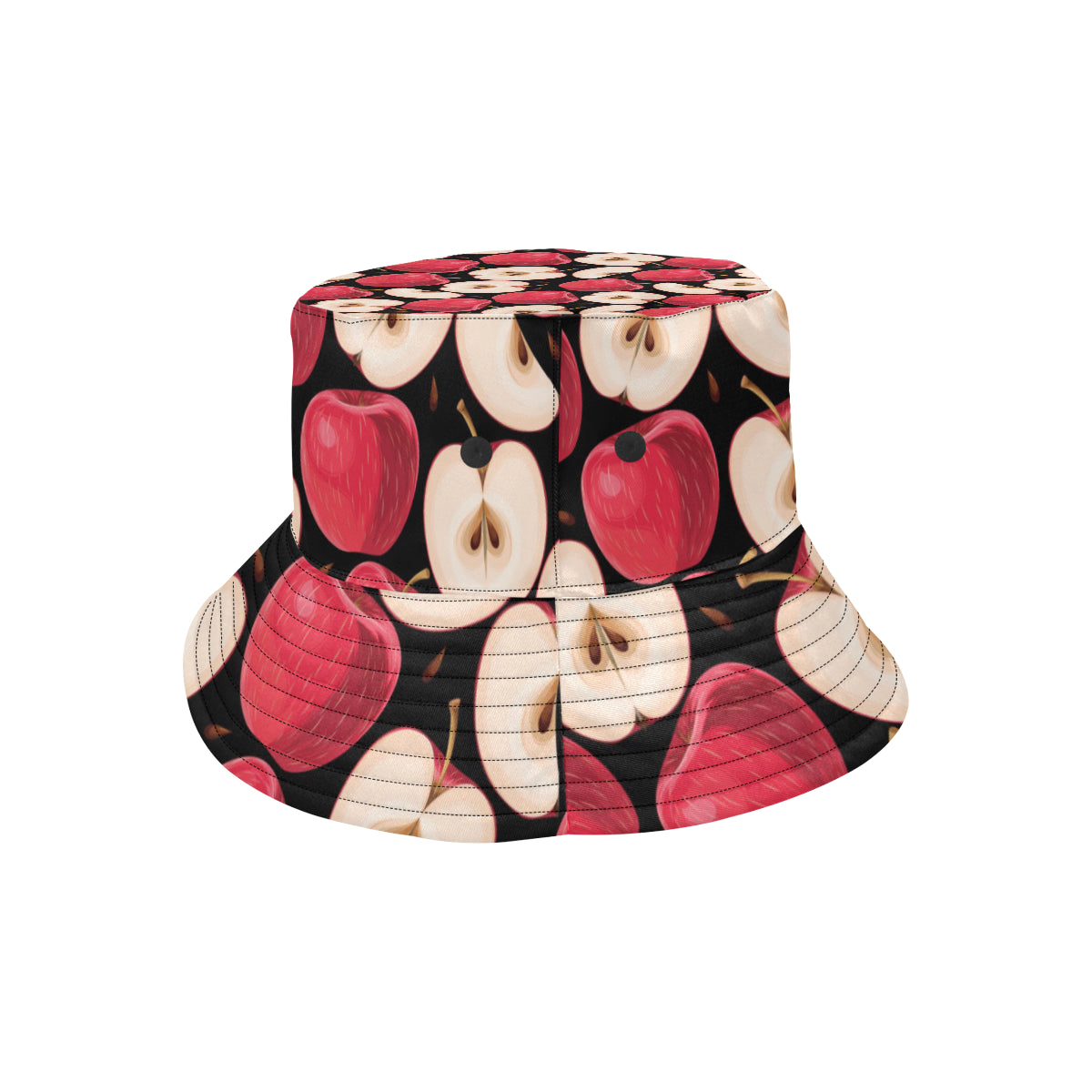 Apple Pattern Print Design AP02 Unisex Bucket Hat