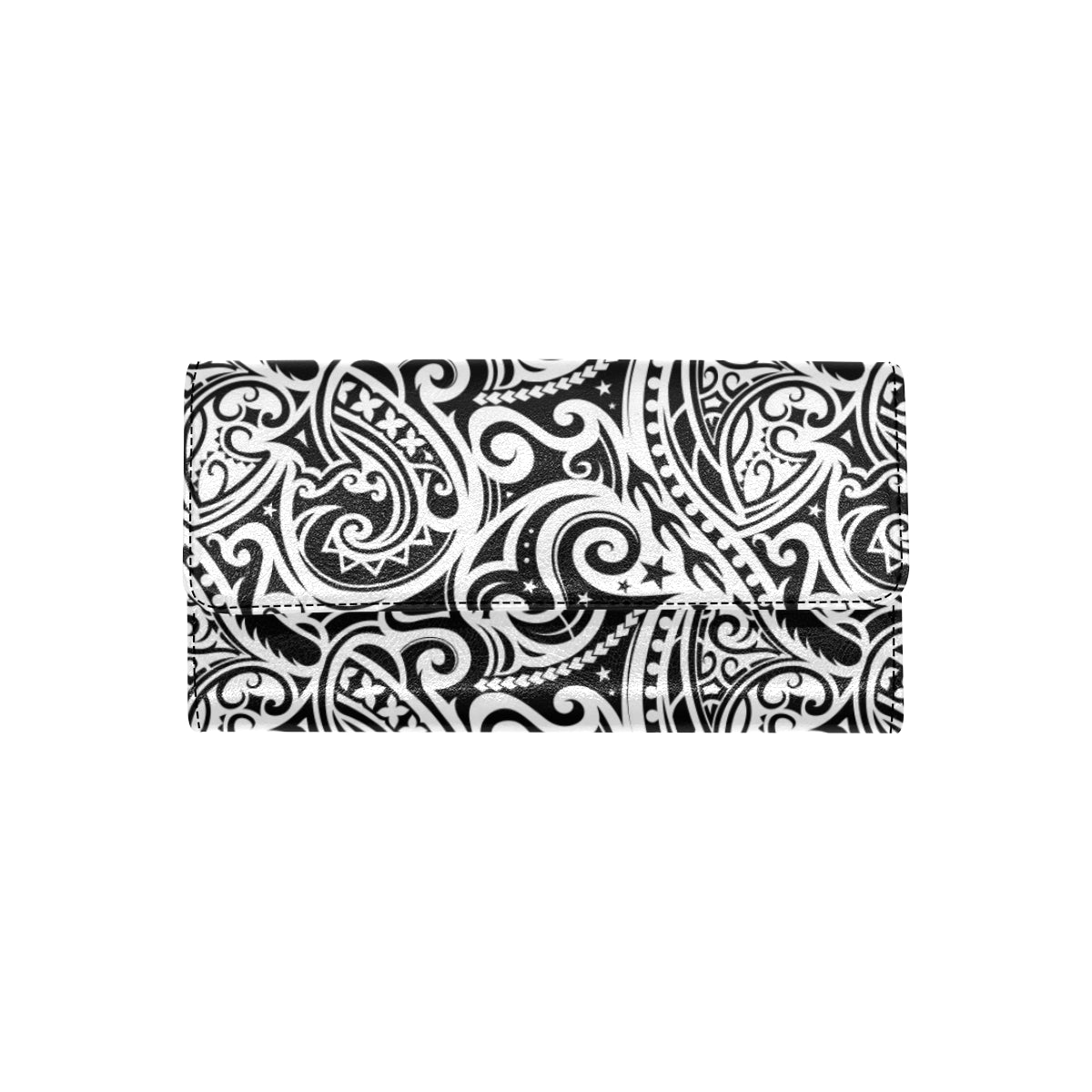 Polynesian Traditional Tribal Women's Trifold Wallet