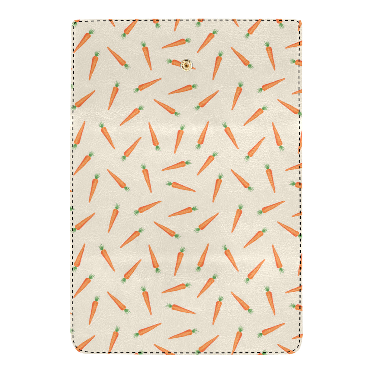 Carrot Pattern Print Design 07 Women's Trifold Wallet