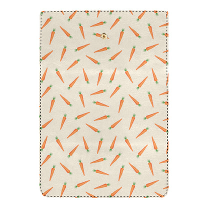 Carrot Pattern Print Design 07 Women's Trifold Wallet