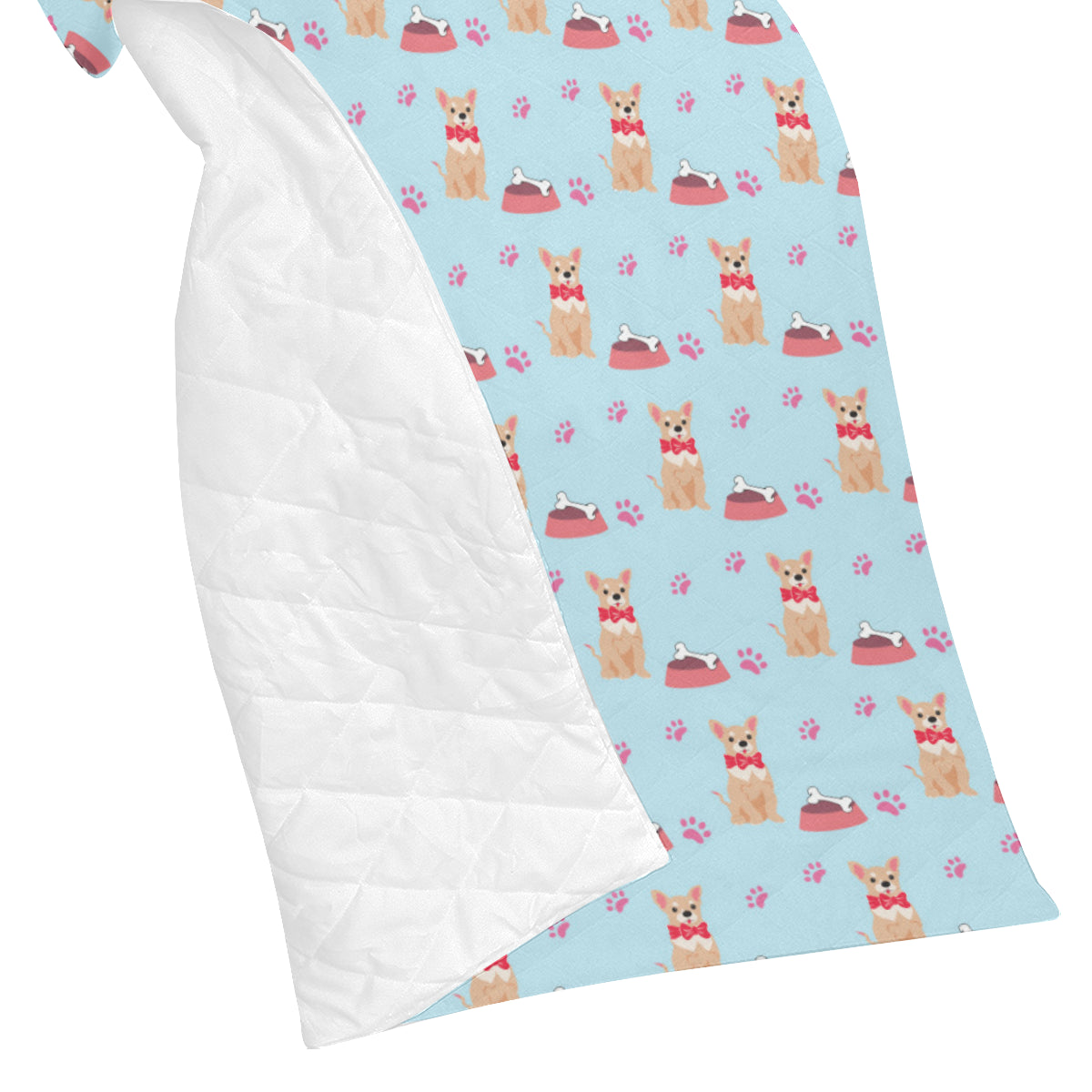 Chihuahua Pattern Print Design 05 Premium Quilt