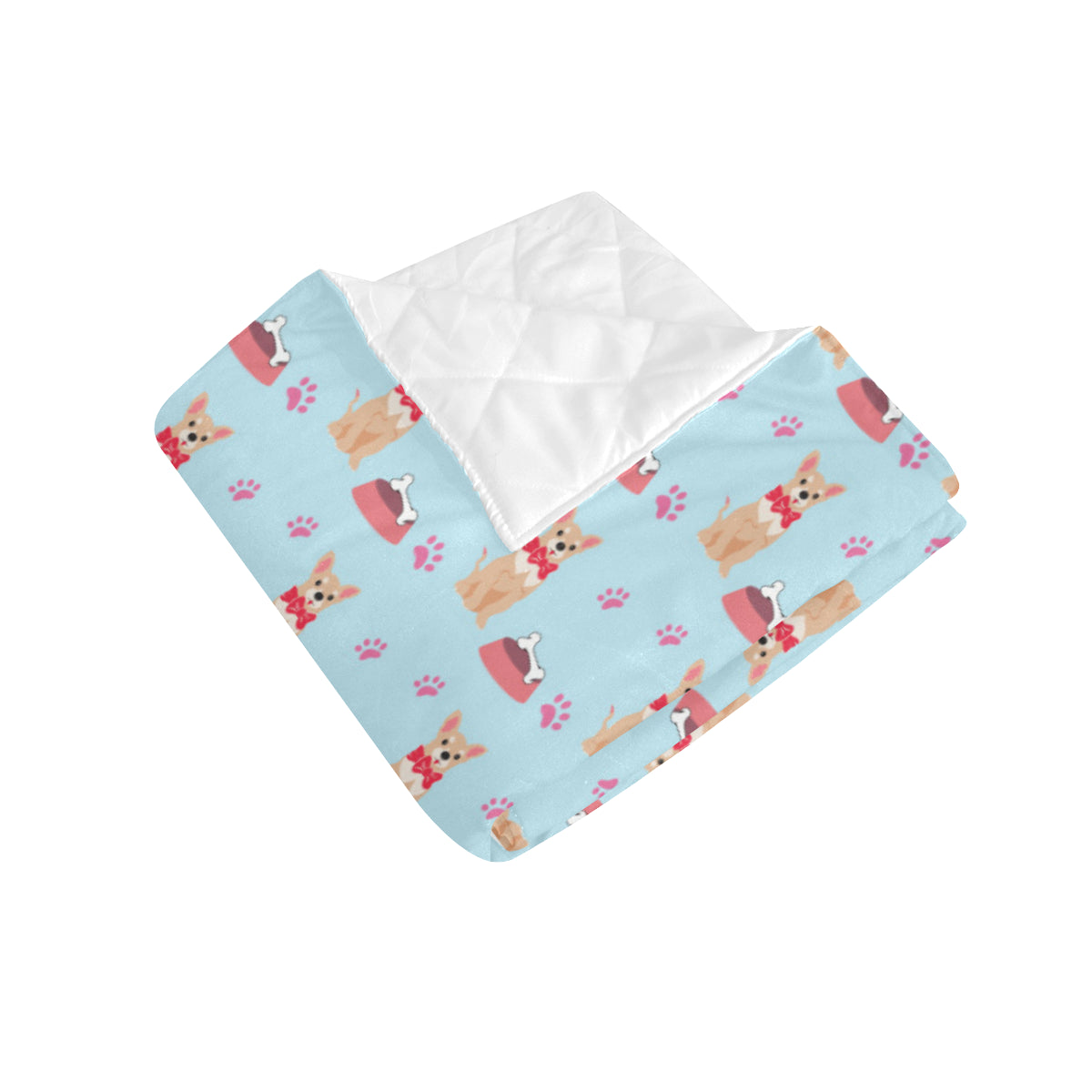 Chihuahua Pattern Print Design 05 Premium Quilt