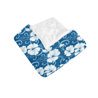 Hibiscus Pattern Print Design HB03 Premium Quilt