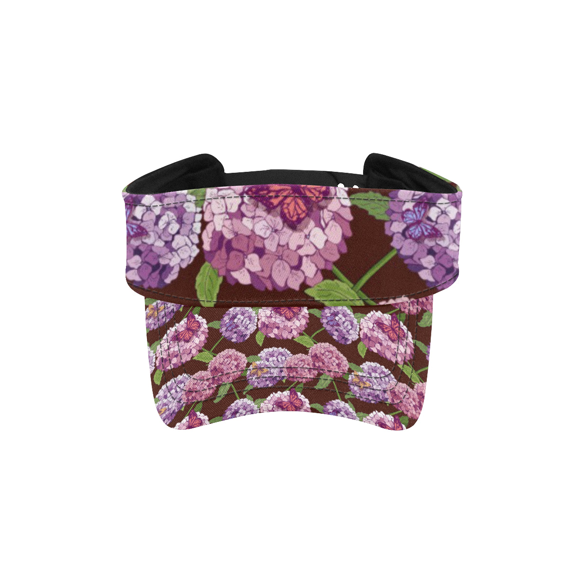 Hydrangea Pattern Print Design HD08 Unisex Sun Visor