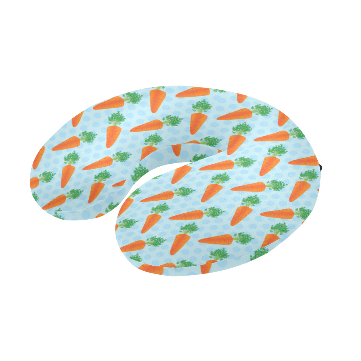 Carrot Pattern Print Design 01 U-Shaped Travel Neck Pillow