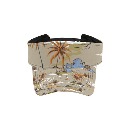 Pacific island Pattern Print Design A05 Unisex Sun Visor