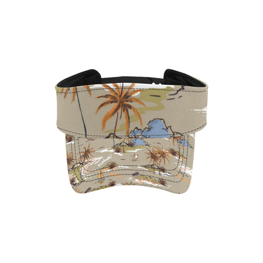 Pacific island Pattern Print Design A05 Unisex Sun Visor