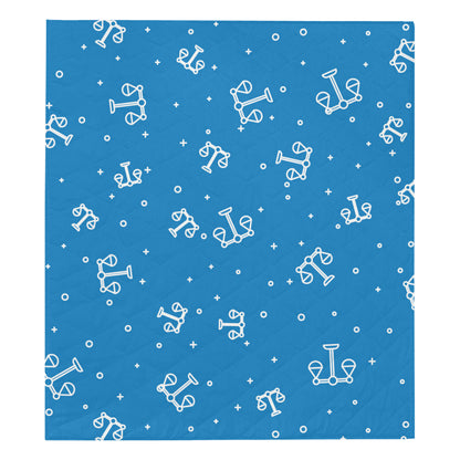 Libra Pattern Print Design 05 Premium Quilt