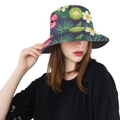 Tropical Fruits Pattern Print Design TF05 Unisex Bucket Hat