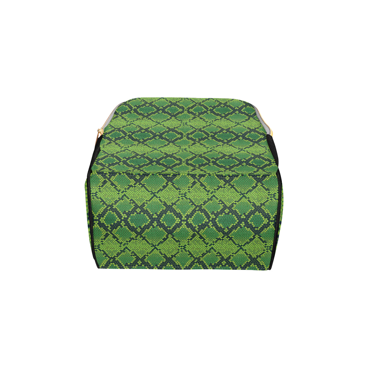Python Green Pattern Print Design A01 Diaper Bag Backpack