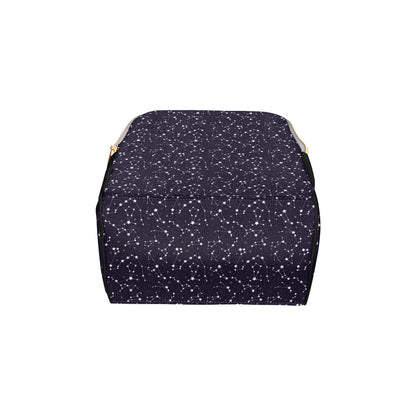 Zodiac Star Pattern Design Print Diaper Bag Backpack