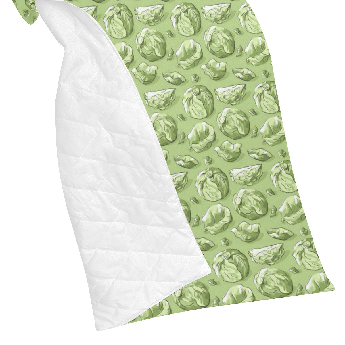 Brussels Sprouts Pattern Print Design 01 Premium Quilt