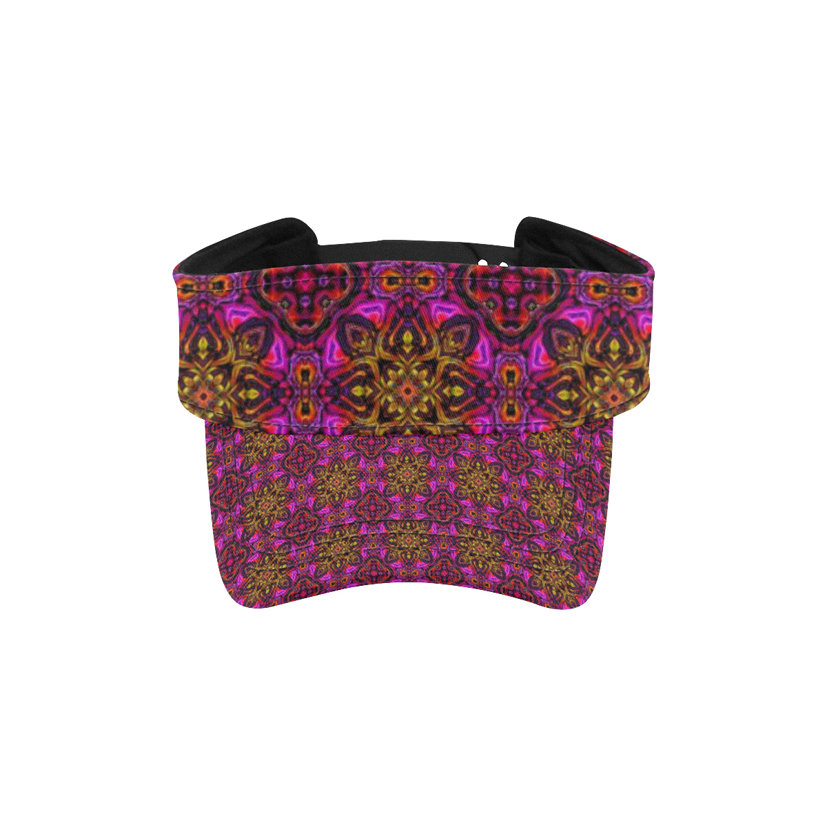 kaleidoscope Abstract Print Design Unisex Sun Visor