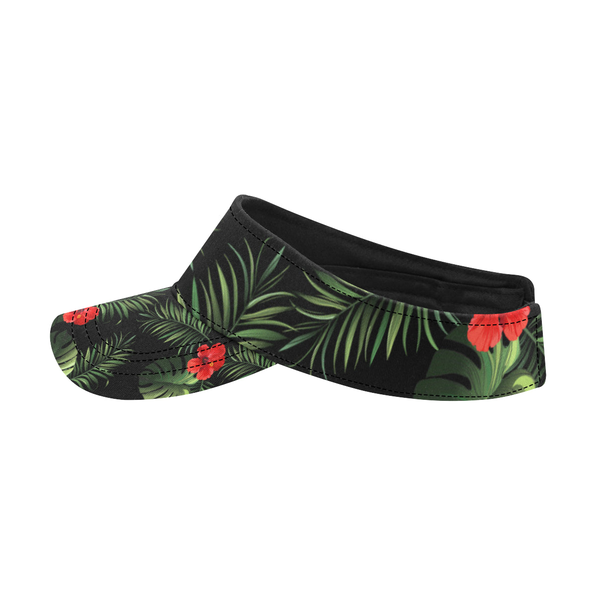 Red Hibiscus Tropical Unisex Sun Visor