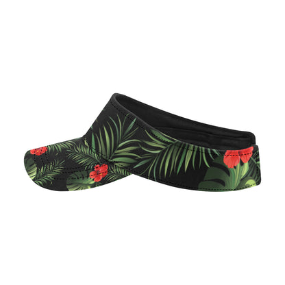Red Hibiscus Tropical Unisex Sun Visor