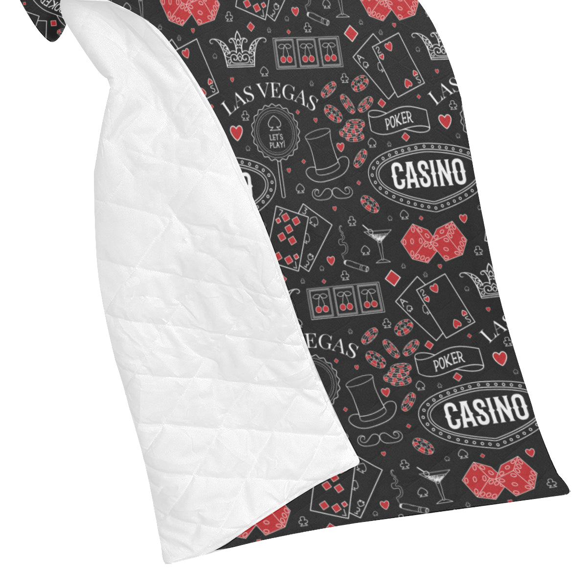 Casino Pattern Print Design 04 Premium Quilt