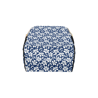 Hibiscus Pattern Print Design HB031 Diaper Bag Backpack