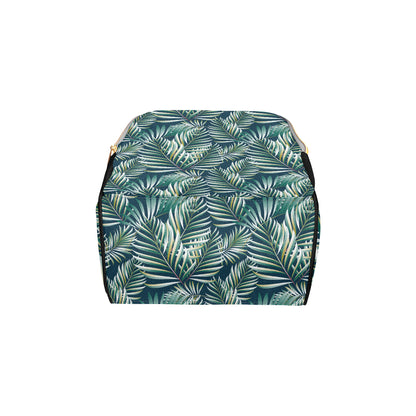 Sun Spot Tropical Palm Leaves hower Curtain Diaper Bag Backpack