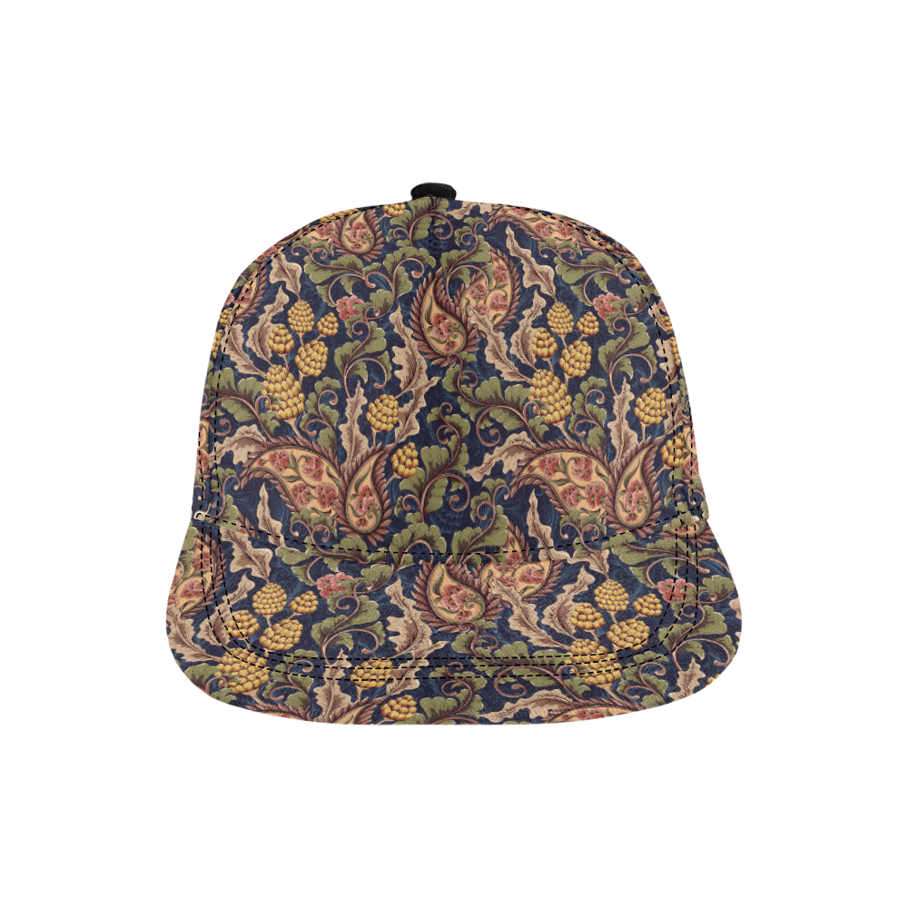 Floral Vintage Classic Print Snapback Cap