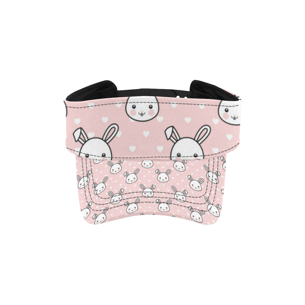 Rabbit Pattern Print Design RB02 Unisex Sun Visor