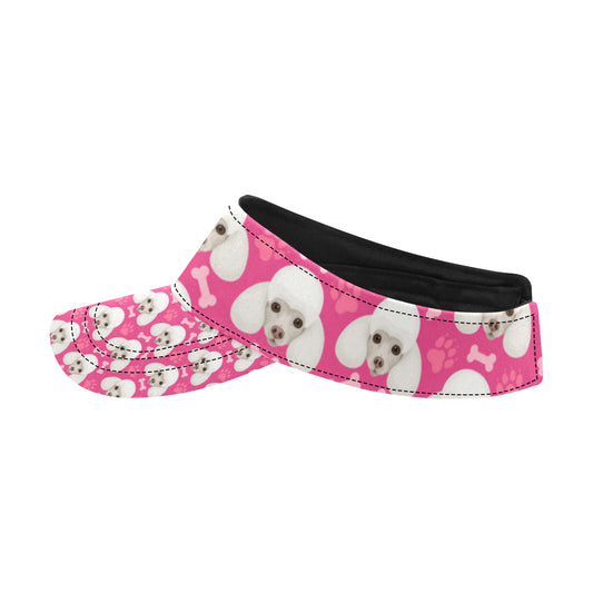 Poodle Pattern Print Design A04 Unisex Sun Visor