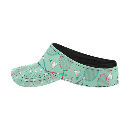 Badminton Pattern Print Design 05 Unisex Sun Visor