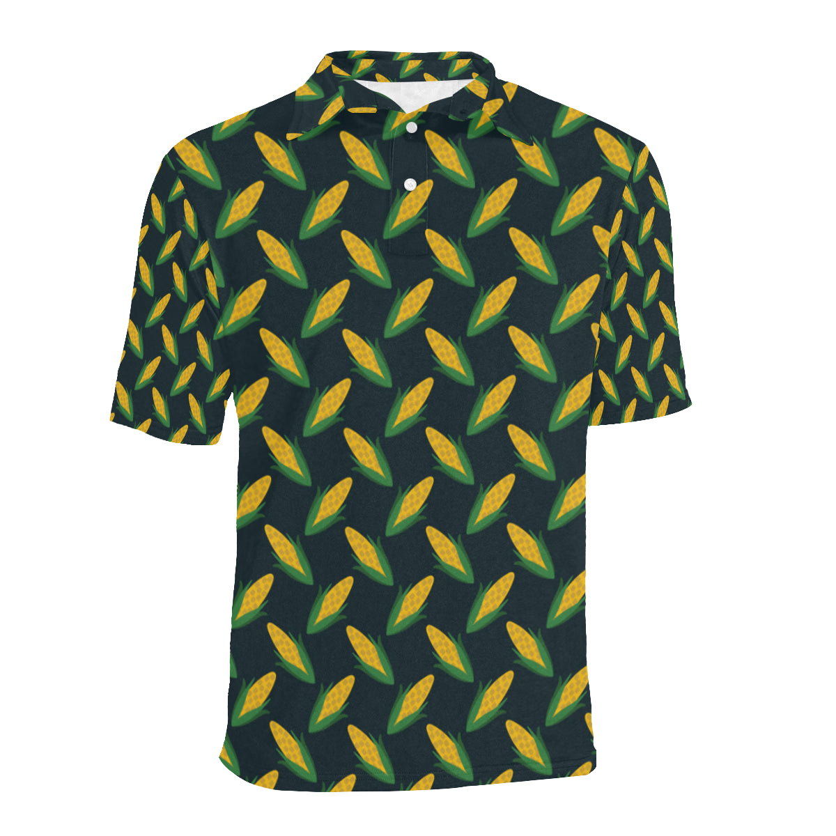 Corn Pattern Print Design 02 Men Polo Shirt