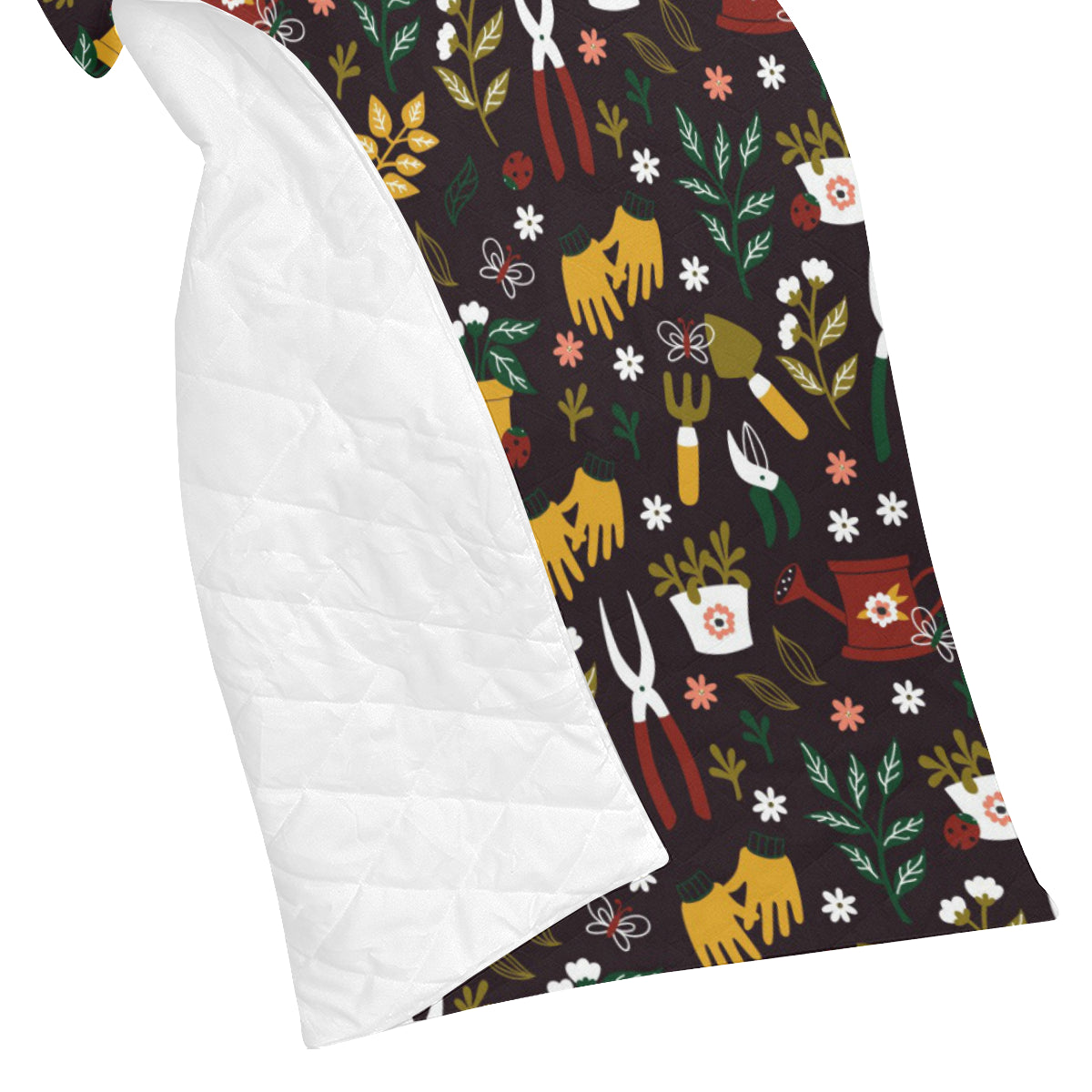 Gardening Pattern Print Design G05 Premium Quilt
