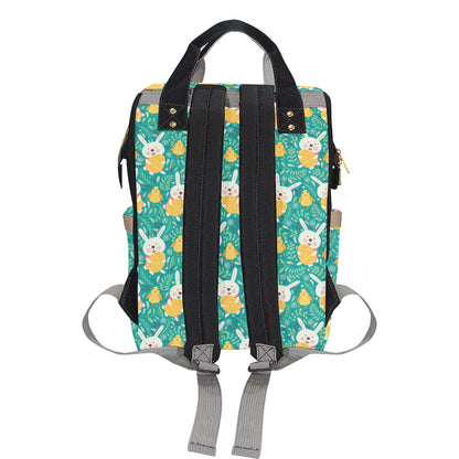 Easter Eggs Pattern Print Design RB02 Diaper Bag Backpack
