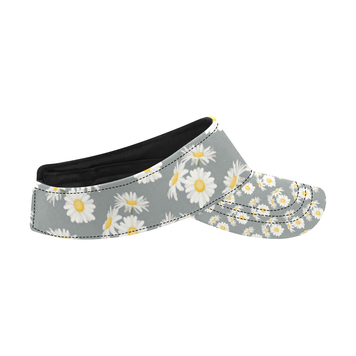 Daisy Pattern Print Design DS09 Unisex Sun Visor