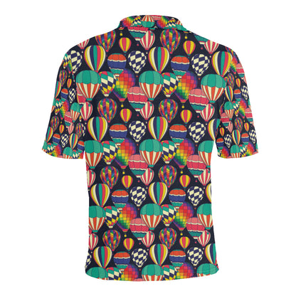 Ballon Pattern Print Design 02 Men Polo Shirt