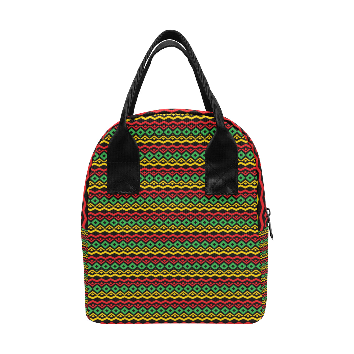 Rasta Reggae Color Themed Insulated Lunch Bag