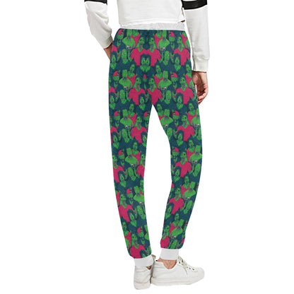 Zombie Themed Design Pattern Print Unisex Sweatpants