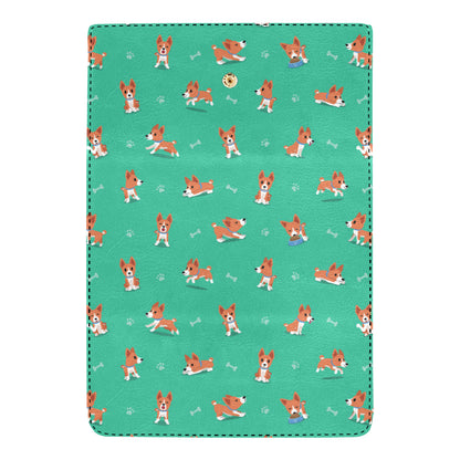 Basenji Pattern Print Design 02 Women's Trifold Wallet