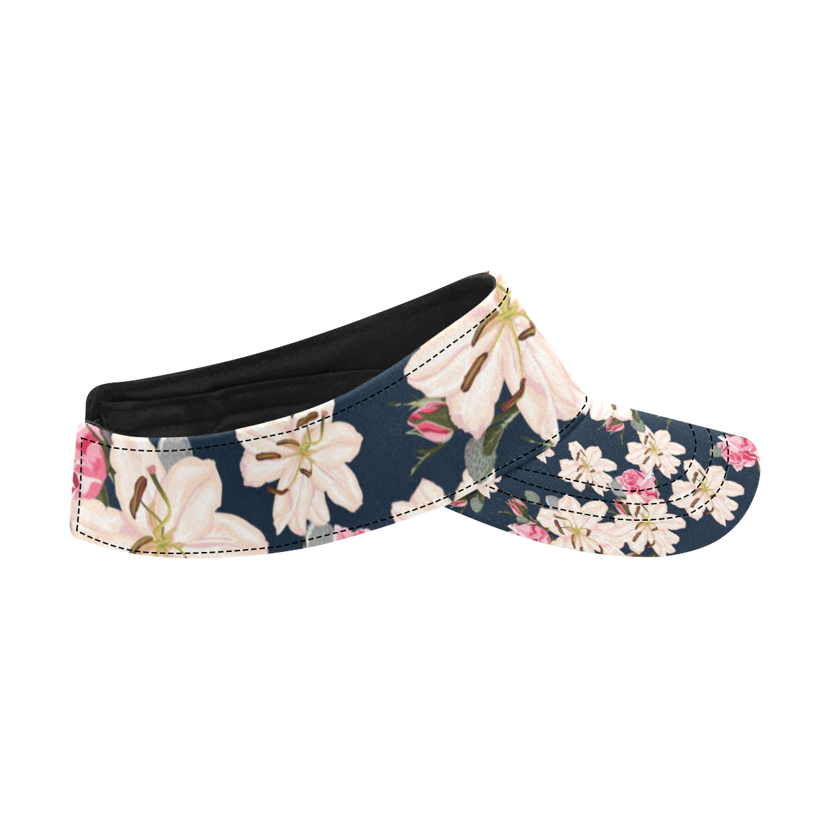 Lily Pattern Print Design LY04 Unisex Sun Visor