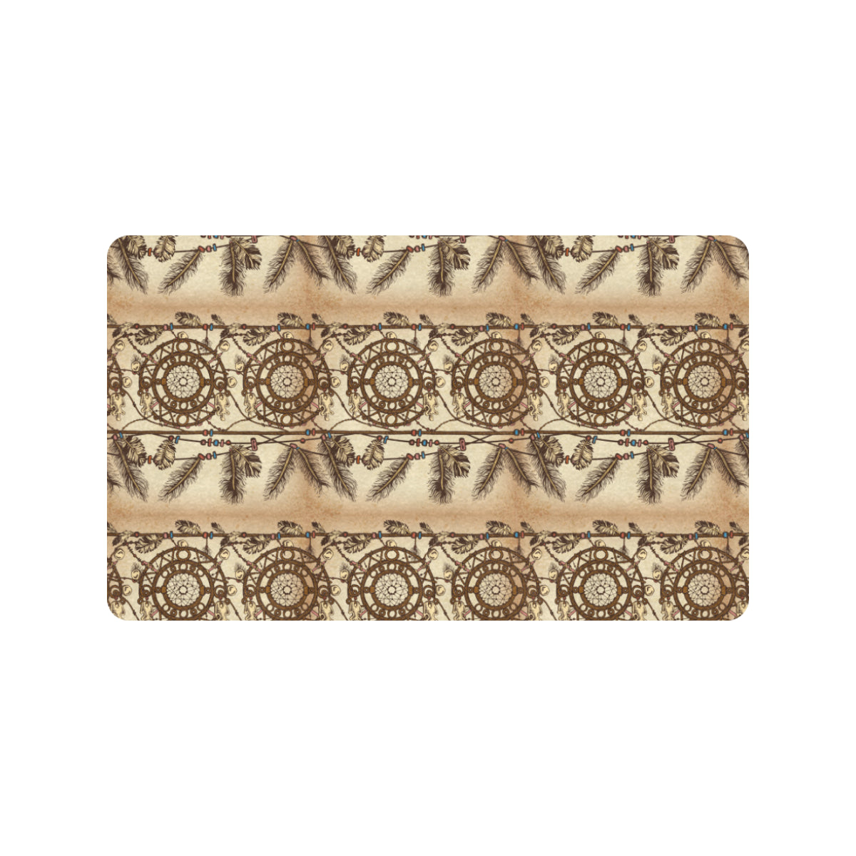 Dream catcher vintage native Rubber Doormat