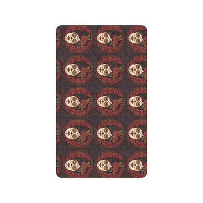 Day of the Dead Mexican Girl Rubber Doormat