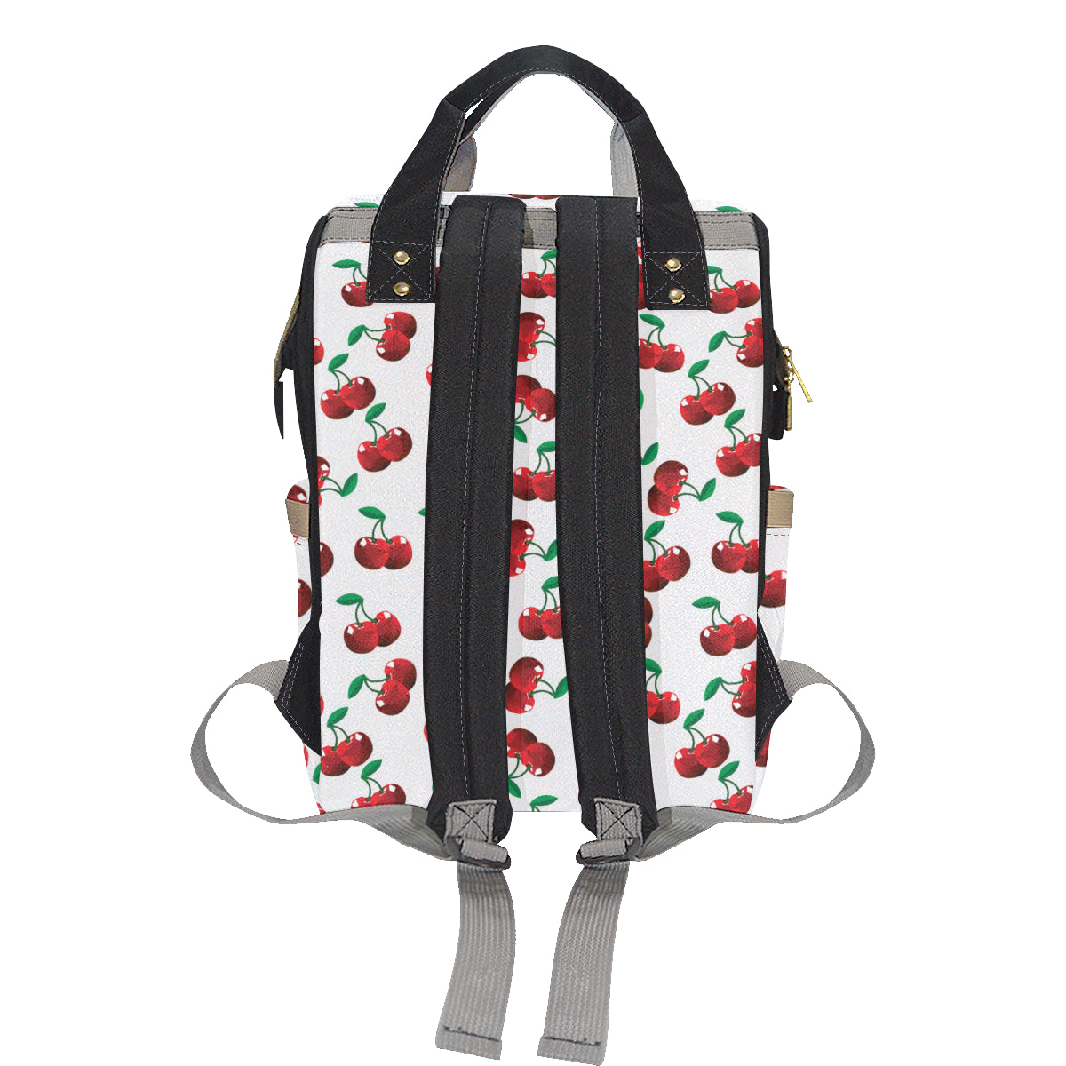 Cherry Pattern Print Design 01 Diaper Bag Backpack