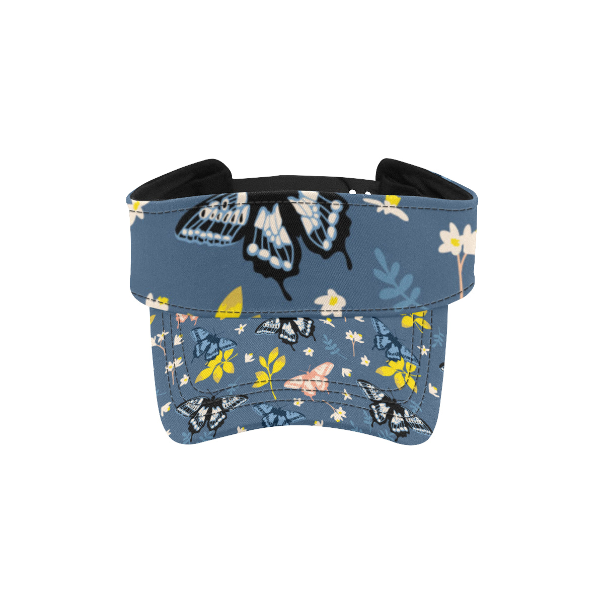 Monarch Butterfly Pattern Print Design 02 Unisex Sun Visor