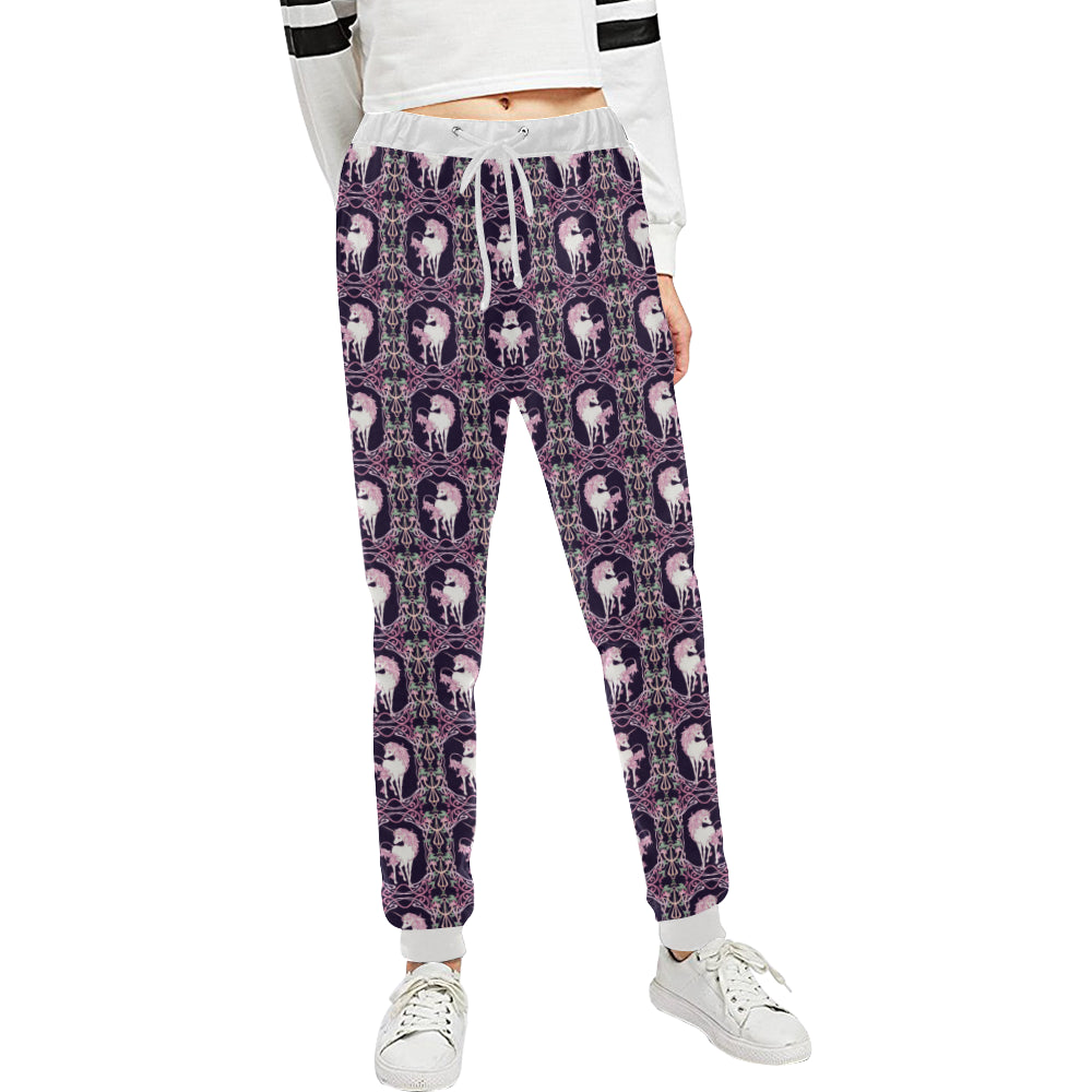 Unicorn Fantastic Flower Unisex Sweatpants