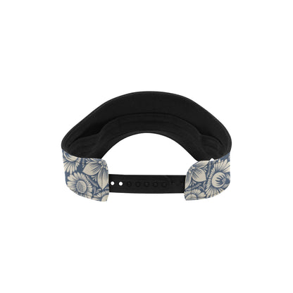 Elegant Floral Print Pattern Unisex Sun Visor