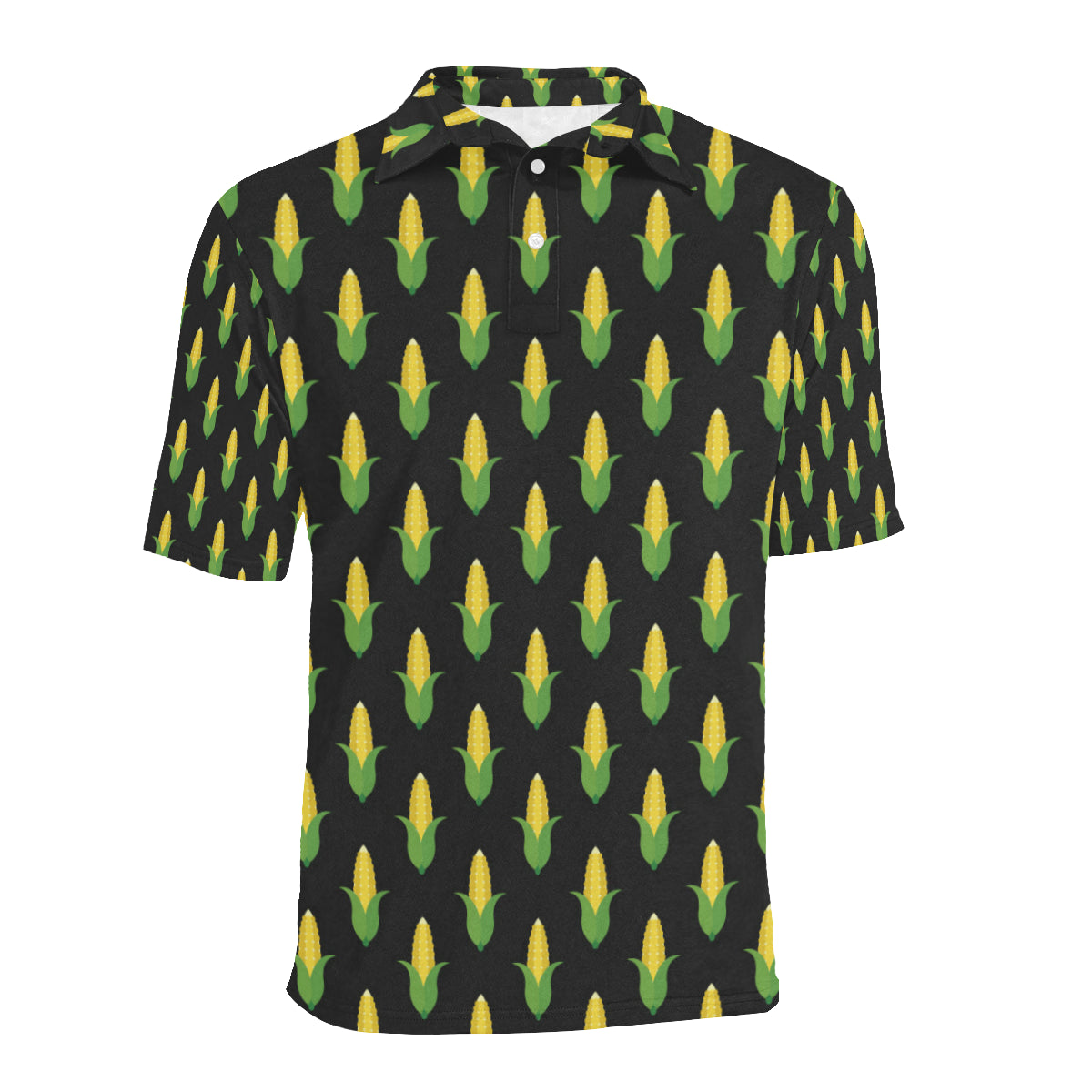 Corn Pattern Print Design 05 Men Polo Shirt