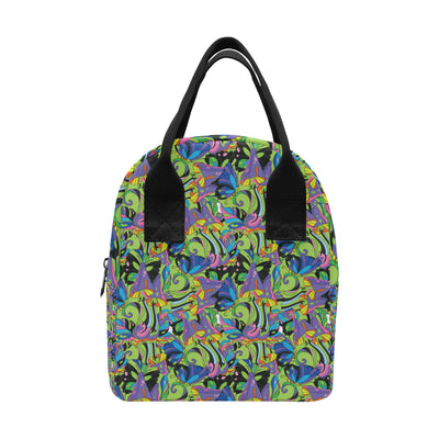 Psychedelic Trippy Mushroom Themed Insulated Lunch Bag