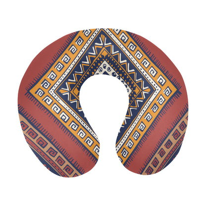 Native Pattern Print Design A06 U-Shaped Travel Neck Pillow