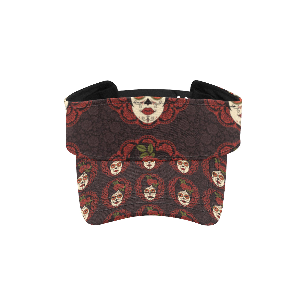 Day of the Dead Mexican Girl Unisex Sun Visor